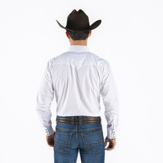 Camisa Rodeo Blanco Liso Caballero