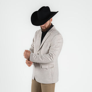 Saco Vaquero McAllen Cowboy Gamuza Silver Caballero