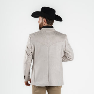 Saco Vaquero McAllen Cowboy Gamuza Silver Caballero