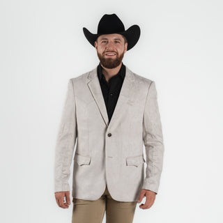 Saco Vaquero McAllen Cowboy Gamuza Silver Caballero