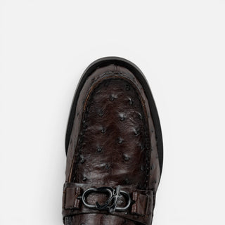 Zapatos Franco Cuadra Aveztruz Café Caballero