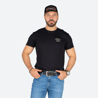 Playera Kimes Ranch Flying High Black Caballero