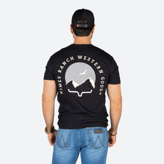 Playera Kimes Ranch Flying High Black Caballero
