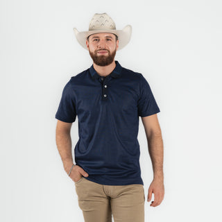 Playera Polo Cuadra Navy Caballero