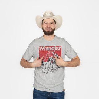 Playera Wrangler Gris Caballero