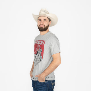 Playera Wrangler Gris Caballero