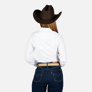 Camisa Rodeo Blanca Dama