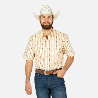 Camisa Kimes Ranch Gunner Natural Caballero
