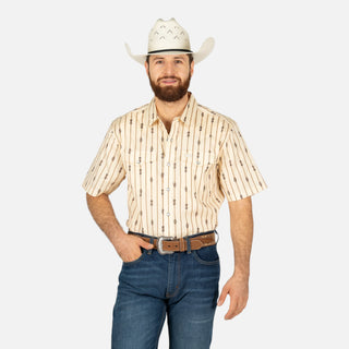 Camisa Kimes Ranch Gunner Natural Caballero