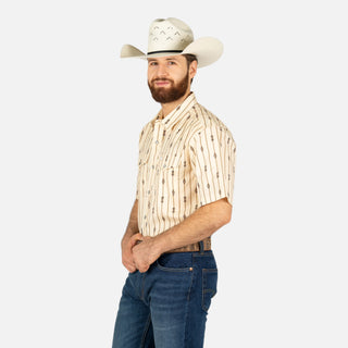 Camisa Kimes Ranch Gunner Natural Caballero