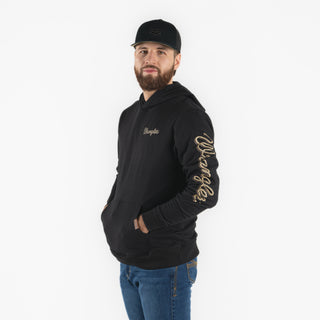 Sudadera Wrangler Logo Negro Caballero