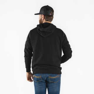 Sudadera Wrangler Logo Negro Caballero