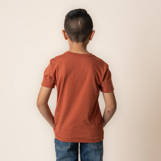 Playera Rock & Roll Denim Rust Niño