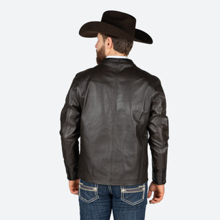 Chamarra Cuadra Borrego Keci Café Caballero