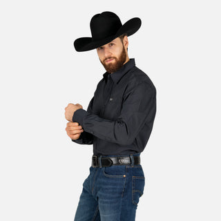 Camisa Kimes Ranch Linville Long Sleeve Black Caballero