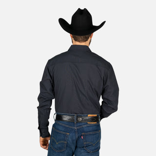 Camisa Kimes Ranch Linville Long Sleeve Black Caballero