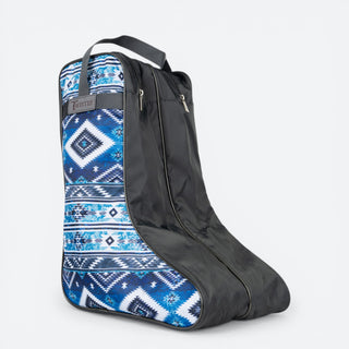 Estuche Para Botas Twister Aztec Azul Gris