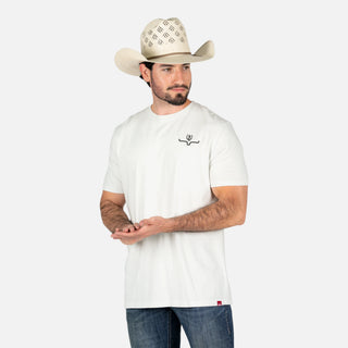 Playera Kimes Ranch Lucky B Vintage Hauler Natural Caballero