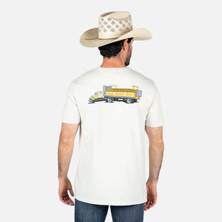 Playera Kimes Ranch Lucky B Vintage Hauler Natural Caballero