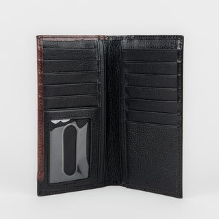 Billetera Nocona Cincelado Chocolate Caballero