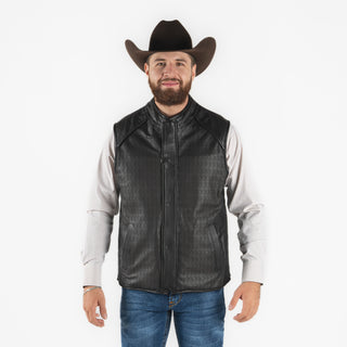 Chaleco Cuadra Borrego Matna Brown Doble Vista Caballero