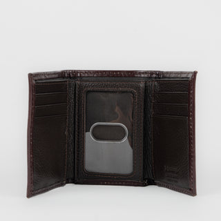 Billetera Nocona Avestruz Chocolate Caballero