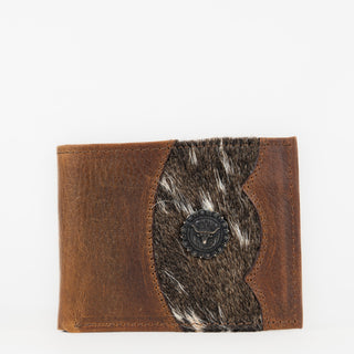 Billetera Tombstone Pelo Concho De Toro Caballero