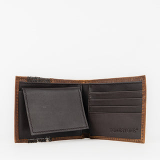 Billetera Tombstone Pelo Concho De Toro Caballero