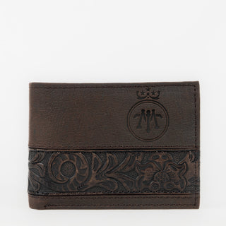 Billetera Tombstone Cincelado Chocolate Caballero