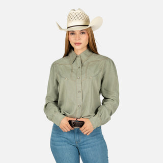 Camisa Kimes Ranch Cece Moss Dama
