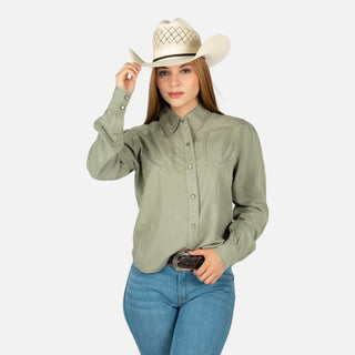 Camisa Kimes Ranch Cece Moss Dama