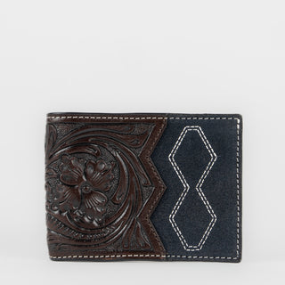 Billetera 3D Cincelado Chocolate Caballero