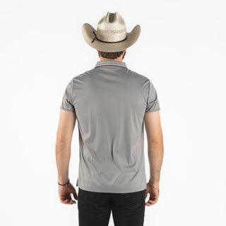 Playera Polo Rodeo Gris Caballero