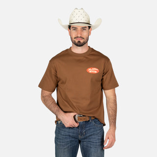 Playera McAllen Range Camel Caballero