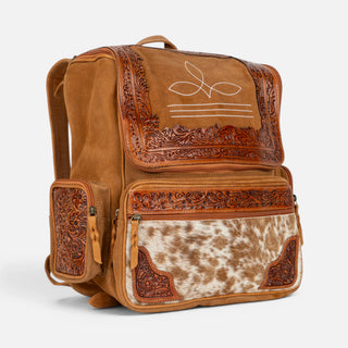 Mochila Western Linen Cincealdo Pelo Miel Dama