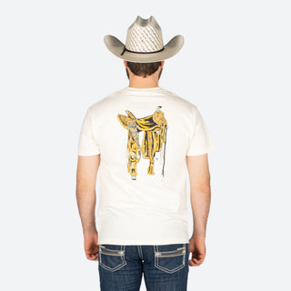 Playera Kimes Ranch Lucky B Saddle Cream Caballero
