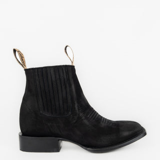 Botín Caborca Gahan Nobuck Negro Caballero