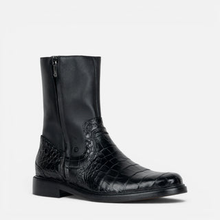Bota Franco Cuadra Alligator Ternera Murray Negro Caballero