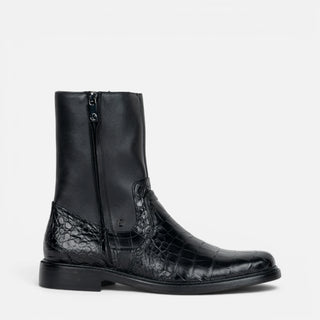 Bota Franco Cuadra Alligator Ternera Murray Negro Caballero