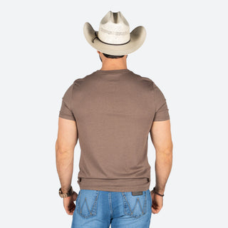 Playera Rock & Roll Denim Bronco Brown Caballero