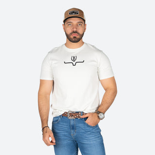 Playera Kimes Ranch Lucky B Sanddle Natural Caballero