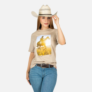 Blusa Kimes Ranch SS Riging Sunshine Sand Dama