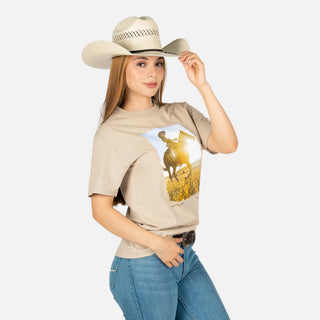 Blusa Kimes Ranch SS Riging Sunshine Sand Dama