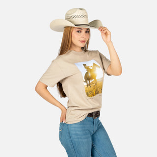 Blusa Kimes Ranch SS Riging Sunshine Sand Dama
