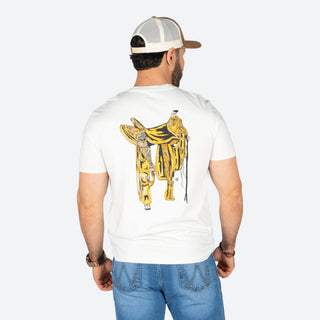 Playera Kimes Ranch Lucky B Sanddle Natural Caballero