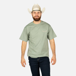 Playera McAllen Longhorn Turquesa Caballero