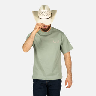 Playera McAllen Longhorn Turquesa Caballero