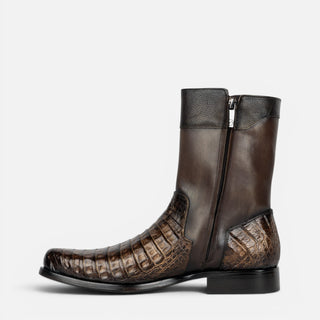 Bota Franco Cuadra Caimán Ternera Inca Oro Caballero
