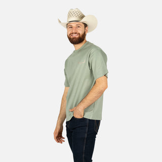 Playera McAllen Longhorn Turquesa Caballero