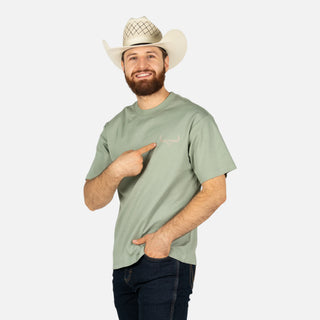 Playera McAllen Longhorn Turquesa Caballero